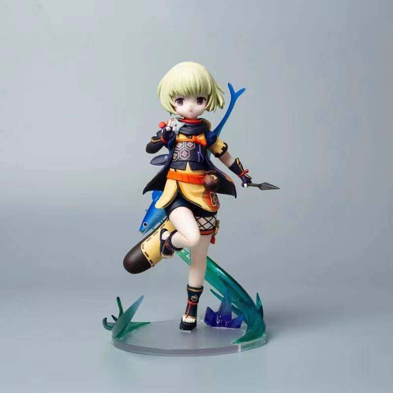 19cm Game Genshin Impact Anime Figure MiHoYo Sayu Action Figurine PVC Figures Collection Model Doll Toy Christmas Gifts For Kids
