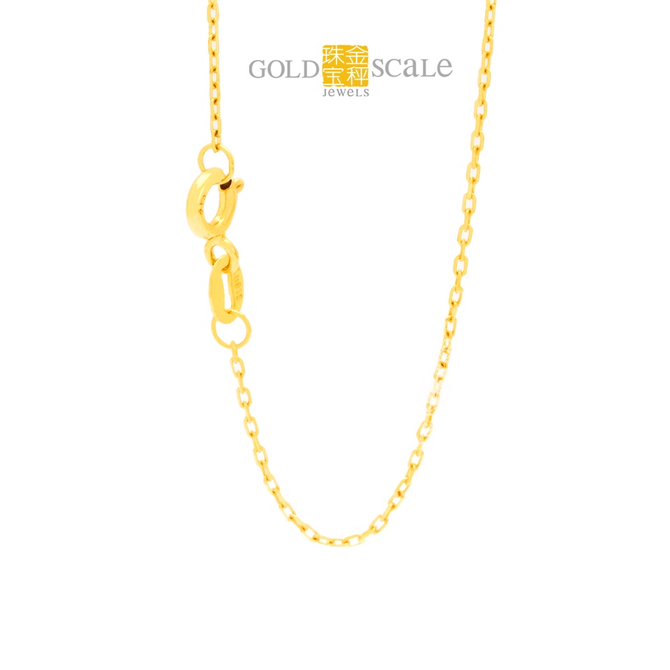 Gold Scale Jewels 916 Gold Rectangle Link Chain
