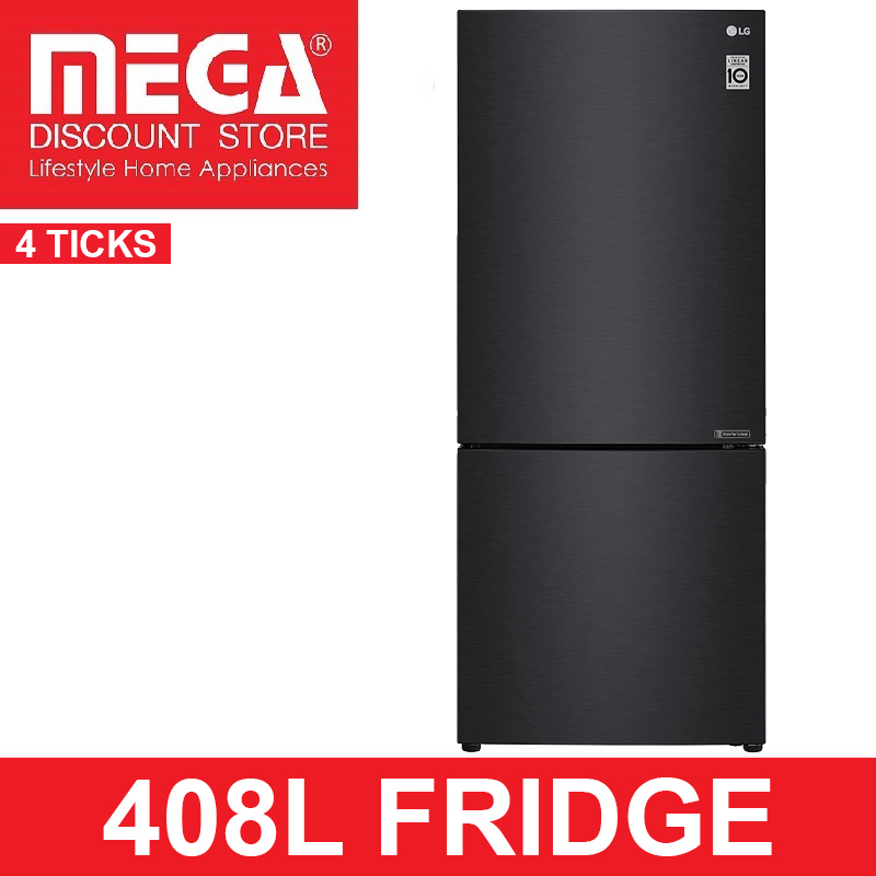LG GB-B4059MT 408L 2-DOOR FRIDGE (4 TICKS)