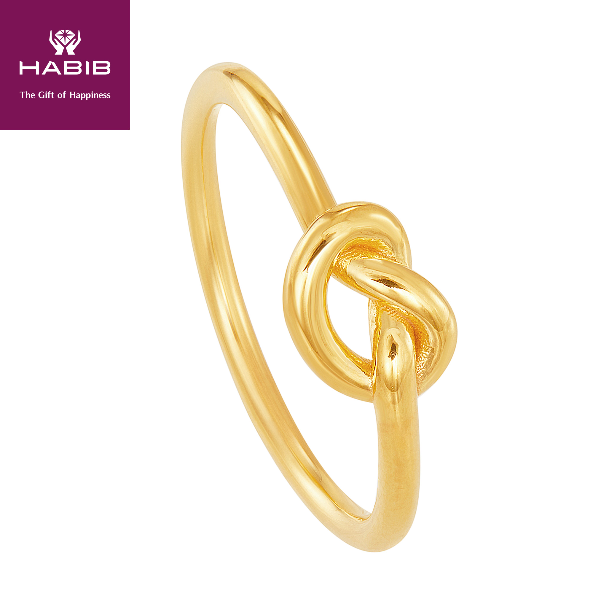 HABIB Oro Italia Feanor Gold Ring, 916 Gold