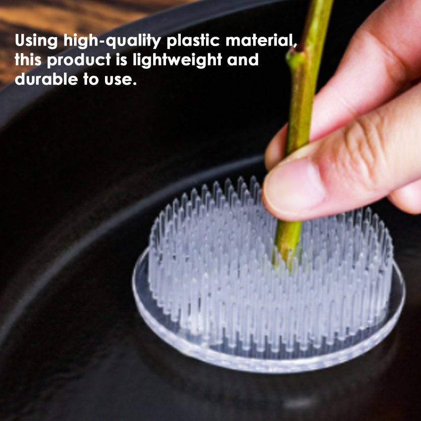 Insert Base Ikebana Holder Pin Art Fixed Tools Round Flower Frog Holder Art Fixed Tools Flower Arrangement